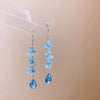 Wholesale Alloy Geometric And Butterfly Pattern Earrings Set With Gemstones For Women