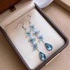 Wholesale Alloy Geometric And Butterfly Pattern Earrings Set With Gemstones For Women