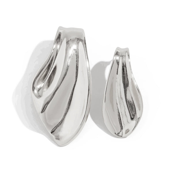 Wholesale Alloy Geometric And Flower Pattern Exaggerated Electroplated Women's Earrings