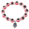 Wholesale Alloy Geometric Beaded Evil Eye Hand Of Fatima Women's Bracelet Jewelry