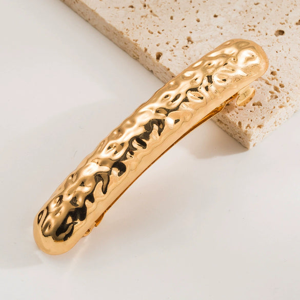 Wholesale Alloy Geometric Bow Hairpin For Women With Electroplating Treatment