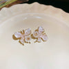 Wholesale Alloy Geometric Butterfly Women's Cold Style Fashion Light Luxury Ear Bone Clip Earrings With Electroplating