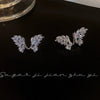 Wholesale Alloy Geometric Butterfly Women's Cold Style Fashion Light Luxury Ear Bone Clip Earrings With Electroplating