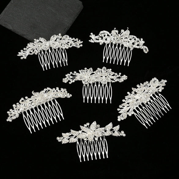 Wholesale Alloy Geometric Comb Hair Accessories For Children With Electroplating Treatment