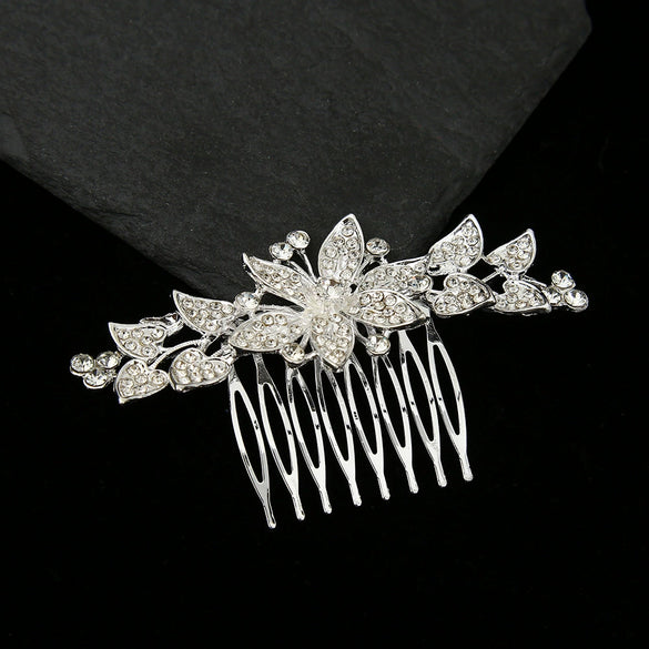 Wholesale Alloy Geometric Comb Hair Accessories For Children With Electroplating Treatment