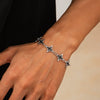 Wholesale Alloy Geometric Cross Electroplated Men's Hip Hop Bracelet