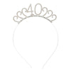 Wholesale Alloy Geometric Crown Headband Electroplated Women's Party Hair Accessories