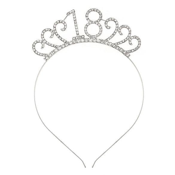 Wholesale Alloy Geometric Crown Headband Electroplated Women's Party Hair Accessories