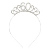 Wholesale Alloy Geometric Crown Headband Electroplated Women's Party Hair Accessories