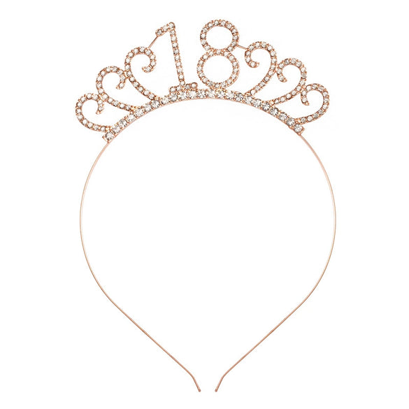 Wholesale Alloy Geometric Crown Headband Electroplated Women's Party Hair Accessories