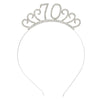 Wholesale Alloy Geometric Crown Headband Electroplated Women's Party Hair Accessories