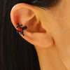 Wholesale Alloy Geometric Dark Gothic Rose Love Cross Ear Clips For Unisex And Women With Electroplating