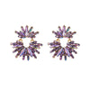 Wholesale Alloy Geometric Diamond Earrings For Ladies