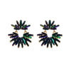 Wholesale Alloy Geometric Diamond Earrings For Ladies