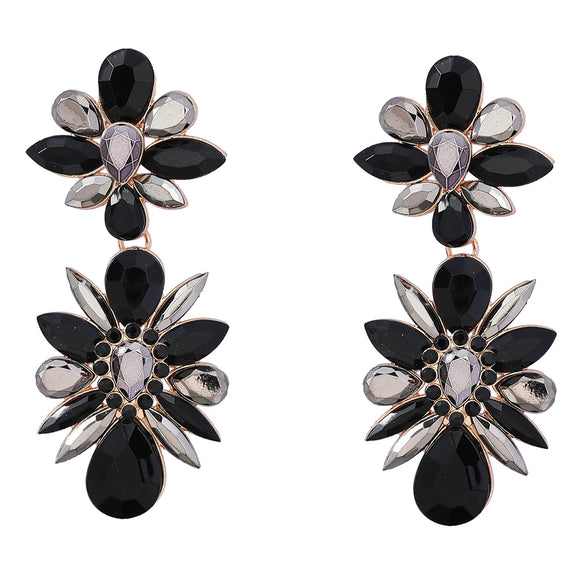 Wholesale Alloy Geometric Diamond Multilayer Exaggerated Fashion Women's Ear Jewelry