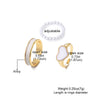 Wholesale Alloy Geometric Dripping Glue Style Unisex Ring Threepiece Set