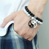 Wholesale Alloy Geometric Dripping Oil Beaded Couple Bracelet