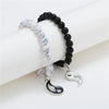 Wholesale Alloy Geometric Dripping Oil Beaded Couple Bracelet