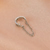 Wholesale Alloy Geometric Ear Bone Clips For Women Electroplated Retro Chain Tassel Design