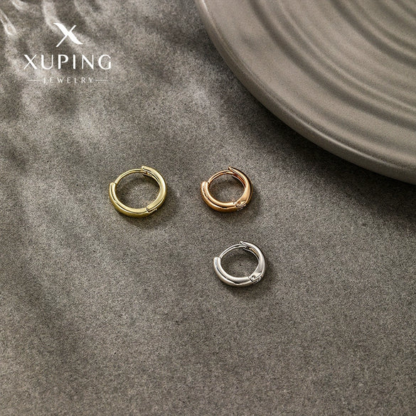 Wholesale Alloy Geometric Earrings Electroplated Minimalist Style For Women