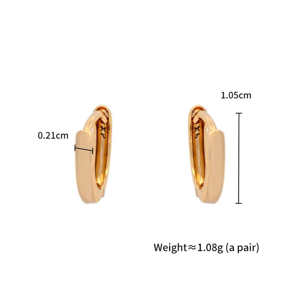 Wholesale Alloy Geometric Earrings Electroplated Minimalist Style For Women