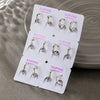 Wholesale Alloy Geometric Earrings Electroplated Minimalist Style For Women