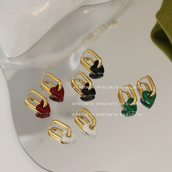 Wholesale Alloy Geometric Electroplated Cute Style Ear Buckles