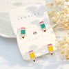 Wholesale Alloy Geometric Electroplated Fashion Drop Oil Pencil Earrings For Women
