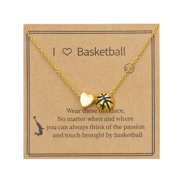 Wholesale Alloy Geometric Electroplated Heart Pendant Necklace For Women In Minimalist Sports Style