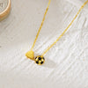 Wholesale Alloy Geometric Electroplated Heart Pendant Necklace For Women In Minimalist Sports Style
