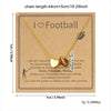 Wholesale Alloy Geometric Electroplated Heart Pendant Necklace For Women In Minimalist Sports Style