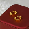 Wholesale Alloy Geometric Electroplated Light Luxury Style Earrings For Women