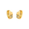 Wholesale Alloy Geometric Electroplated Light Luxury Style Earrings For Women