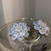 Wholesale Alloy Geometric Electroplated Women's Diamond Earrings