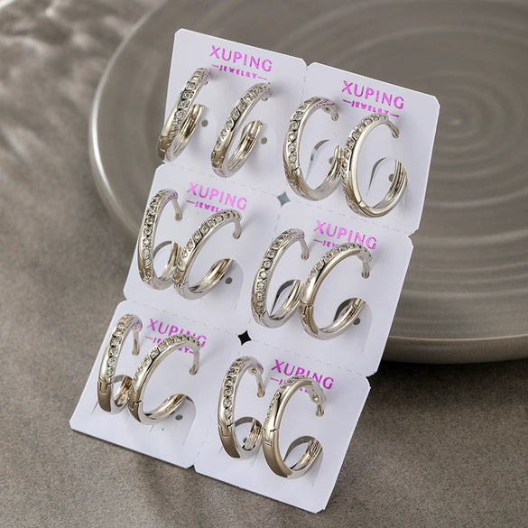 Wholesale Alloy Geometric Electroplated Women's Earrings