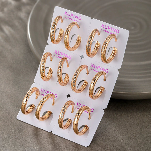 Wholesale Alloy Geometric Electroplated Women's Earrings