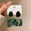 Wholesale Alloy Geometric Electroplating Women's Light Luxury Exaggerated Earrings