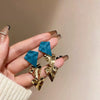 Wholesale Alloy Geometric Electroplating Women's Light Luxury Exaggerated Earrings