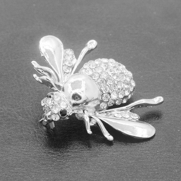 Wholesale Alloy Geometric Fanshaped Electroplated Brooch For Women