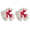 Wholesale Alloy Geometric Flower Baking Paint Women's Earrings Simple Style