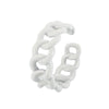 Wholesale Alloy Geometric Hollow Dripping Oil Open Ring For Women And Unisex