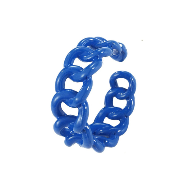 Wholesale Alloy Geometric Hollow Dripping Oil Open Ring For Women And Unisex