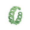 Wholesale Alloy Geometric Hollow Dripping Oil Open Ring For Women And Unisex
