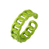 Wholesale Alloy Geometric Hollow Dripping Oil Open Ring For Women And Unisex