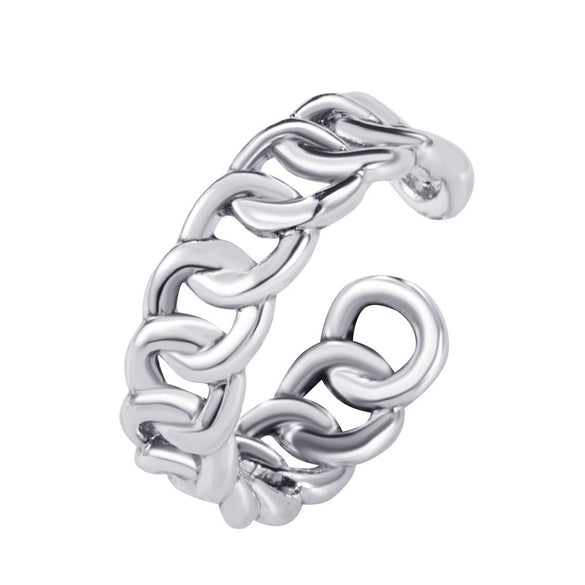 Wholesale Alloy Geometric Hollow Dripping Oil Open Ring For Women And Unisex