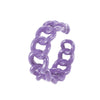 Wholesale Alloy Geometric Hollow Dripping Oil Open Ring For Women And Unisex