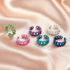 Wholesale Alloy Geometric Hollow Dripping Oil Open Ring For Women And Unisex