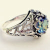 Wholesale Alloy Geometric Hollow Zircon Ring With Electroplating For Women