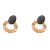 Wholesale Alloy Geometric Hoop Earrings Set With Diamonds For Women Simple Exaggerated Highend Niche Design Fashionable And Elegant