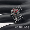 Wholesale Alloy Geometric Inlay Ring Retro Luxury Cool Style For Women